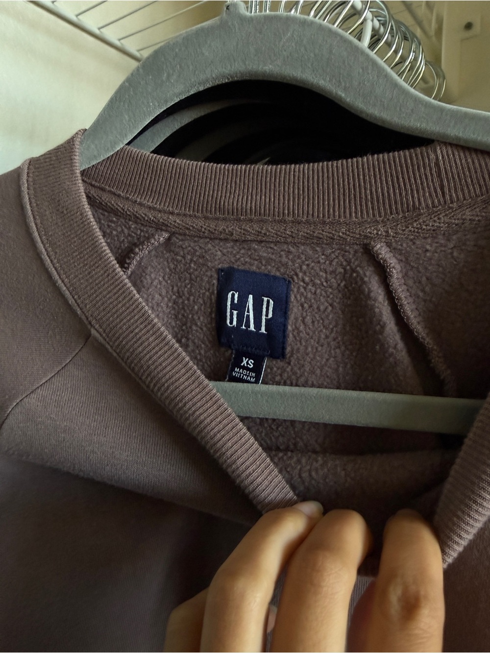 GAP Crewneck Sweater in Brown